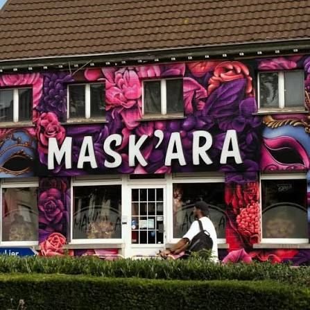 Gevel van Mask'ara in Borsbeek